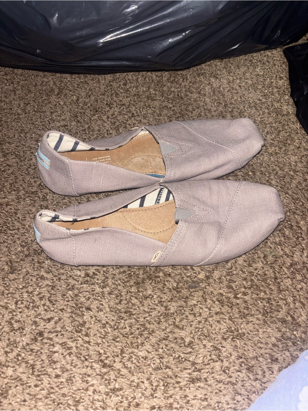 Toms Women's Slip-On Canvas Flats - Light Taupe